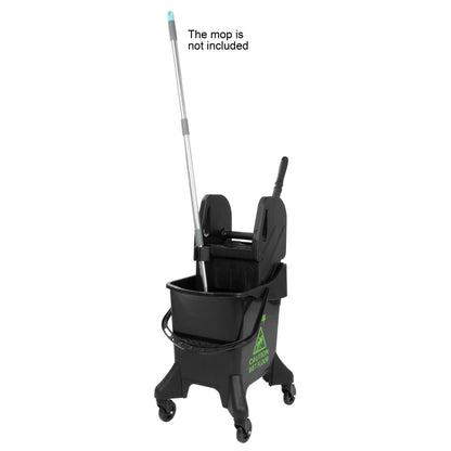 HW637 Jantex 20Ltr Hoge Mopemmer En Wringpers - Groene Opdruk