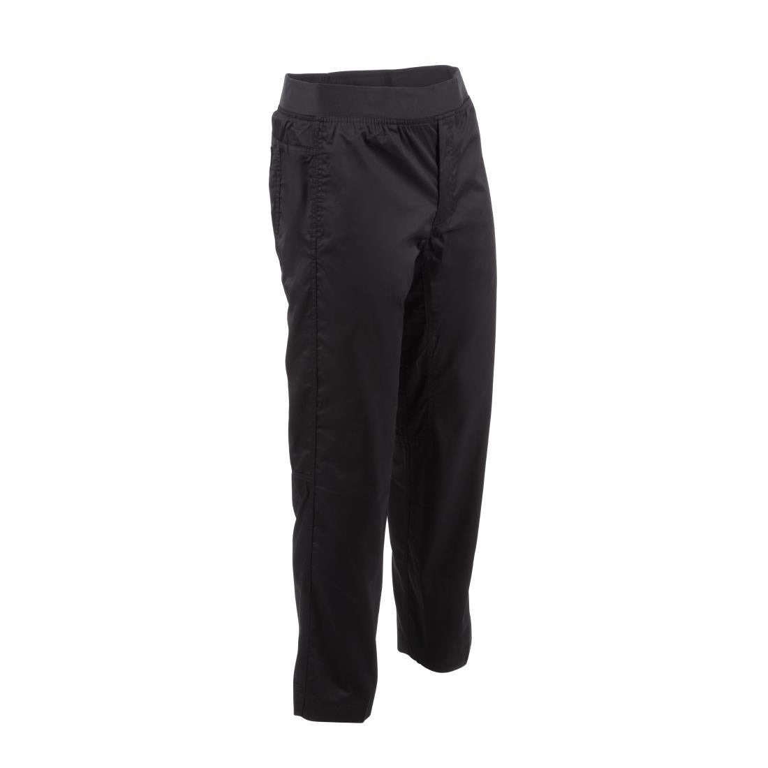 BB301-XL Chef Works lichtgewicht heren koksbroek zwart XL