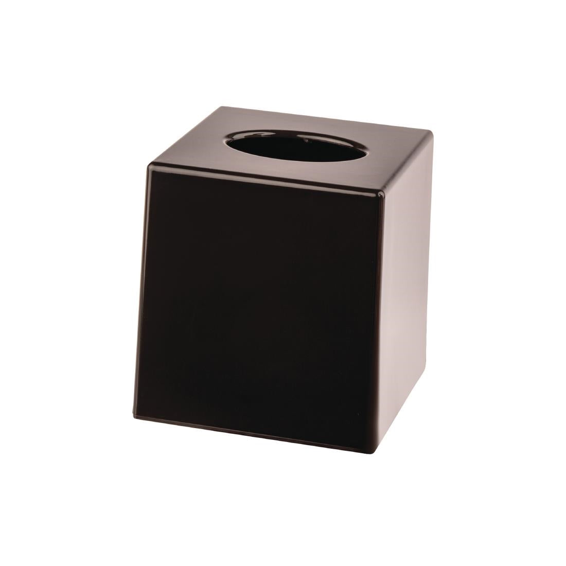 DA603 Zwarte vierkante tissue box