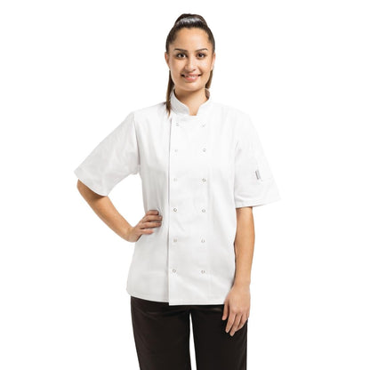 A211-XS Whites Vegas koksbuis korte mouw wit XS