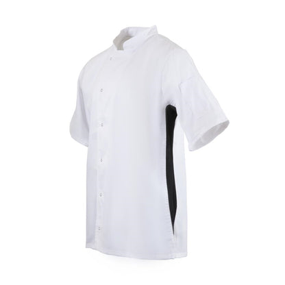 A928-XL Whites Nevada koksbuis wit met zwart contrast XL