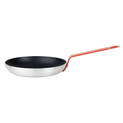HT965 Hygiplas Aluminium Anti-aanbak Teflon Platinum Plus Koekenpan met Rode Handgreep 24cm