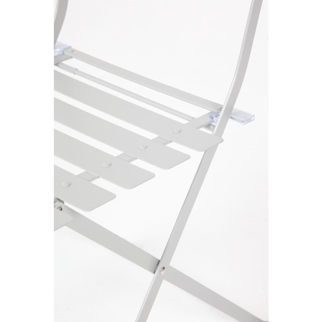 GH551 Bolero opklapbare terrasstoelen grijs (2 stuks)