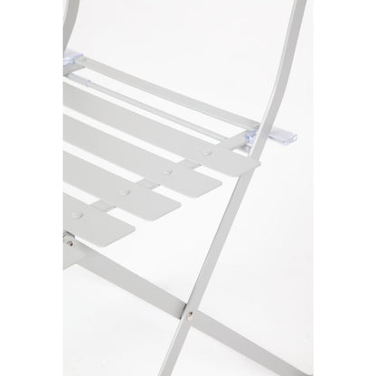 GH551 Bolero opklapbare terrasstoelen grijs (2 stuks)