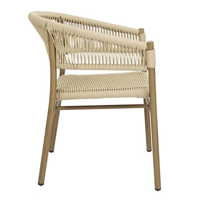 FU532 Bolero Florence Natuurlijk Touw Twist Rieten Stoelen (2 stuks)