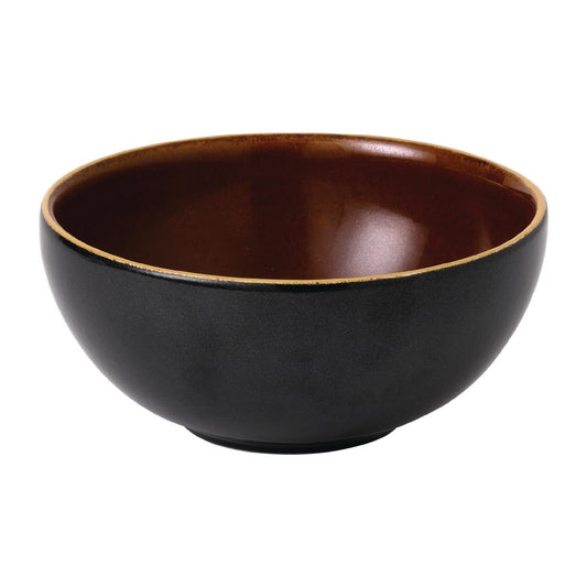 FE947 Churchill Super Vitrified Nourish Tokyo Black Schalen 155mm (6 stuks)