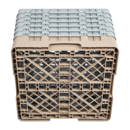 DW557 Cambro Camrack vaatwaskorf met 25 compartimenten max. glashoogte 29,8cm