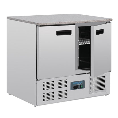 CL108 Polar G-serie koelwerkbank met marmeren werkblad 240Ltr
