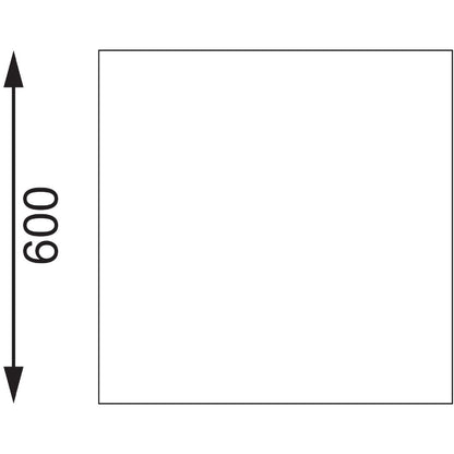 T379 Vogue RVS werktafel met achteropstand 90x60x60cm