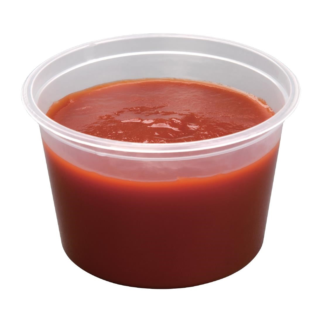 CT286 Fiesta recyclebare plastic magnetronbestendige delicatessenpotten 100ml (100 stuks)