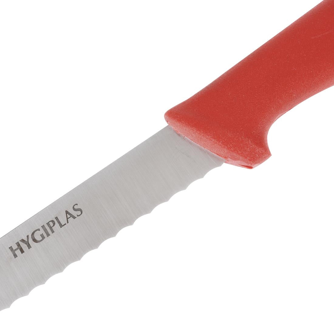 C897 Hygiplas gekarteld vleesmes 25,5cm rood