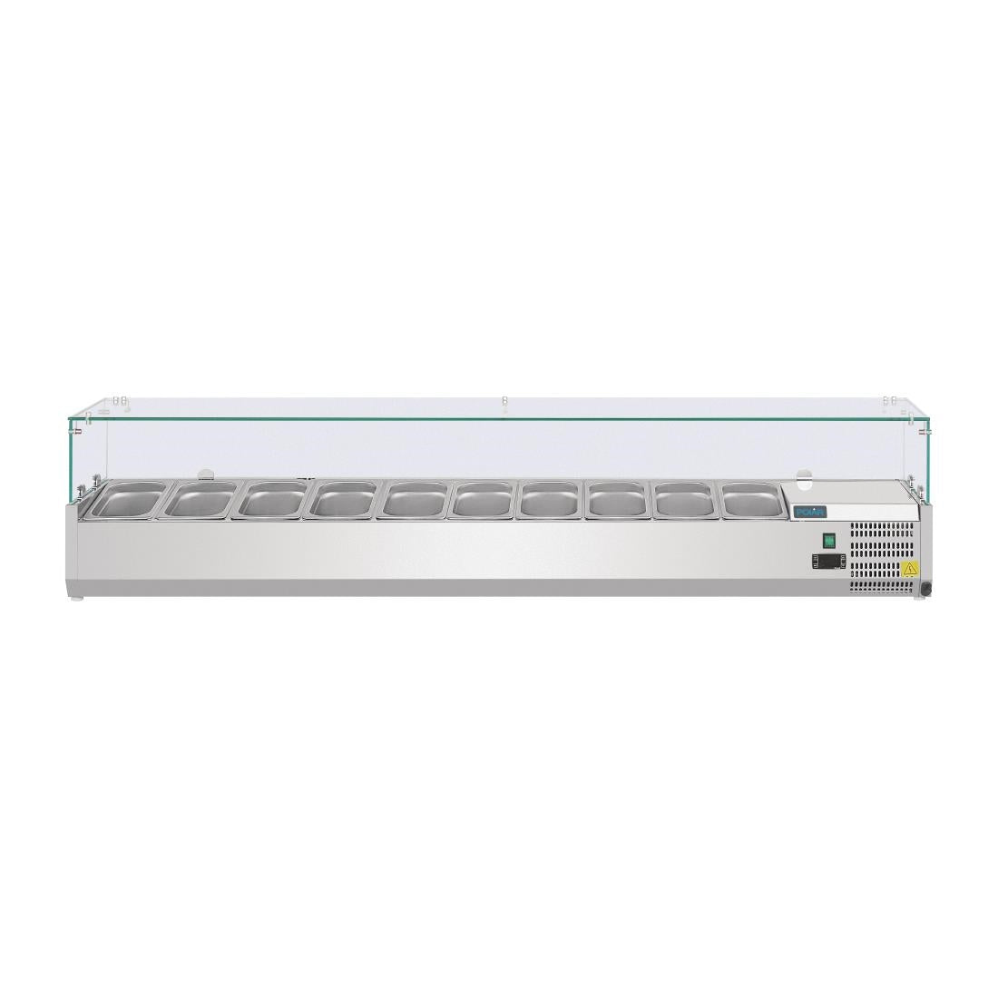 G611 Polar G-serie opzetkoelvitrine 10x GN 1/4