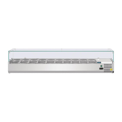 G611 Polar G-serie opzetkoelvitrine 10x GN 1/4