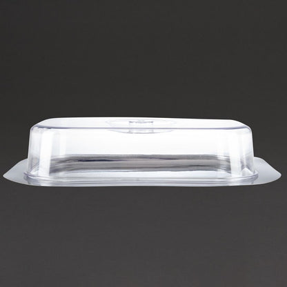 F762 APS rechthoekige hoogglans RVS schaal met deksel