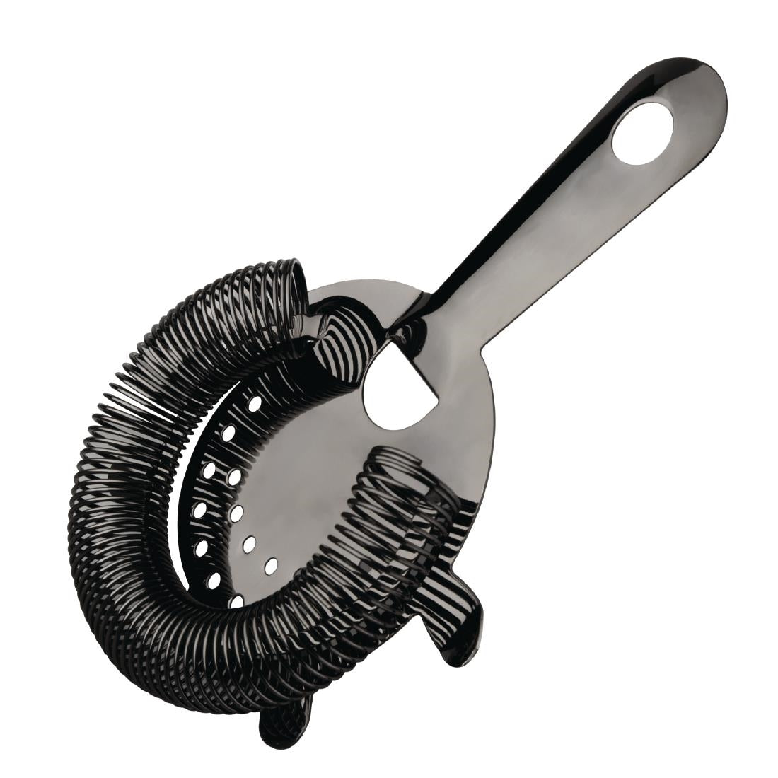 DR620 Olympia Hawthorne cocktail strainer 4 tanden zwart