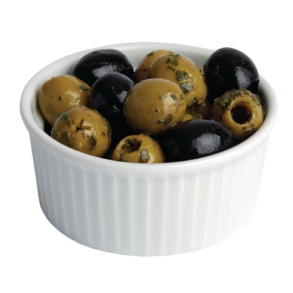 W414 Olympia Whiteware Ramekins 8cm (12 Stuks)