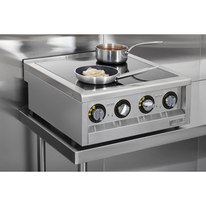 FU219 Buffalo 600 Serie 4 Zone Inductiekookplaat 2 x 3Kw. Let Op: Alleen Aanrechtmodel. Onderkast Wordt Apart Verkocht.