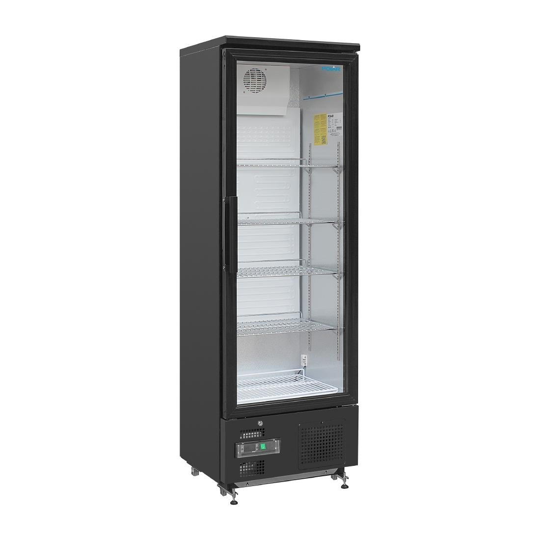GJ447 Polar G-serie staande barkoeling/display koeling 307L zwart