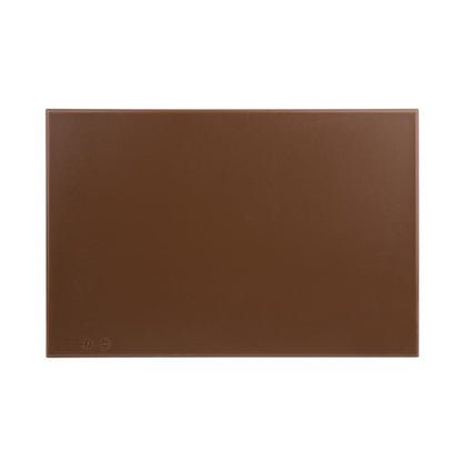 J004 Hygiplas HDPE snijplank bruin 450x300x12mm