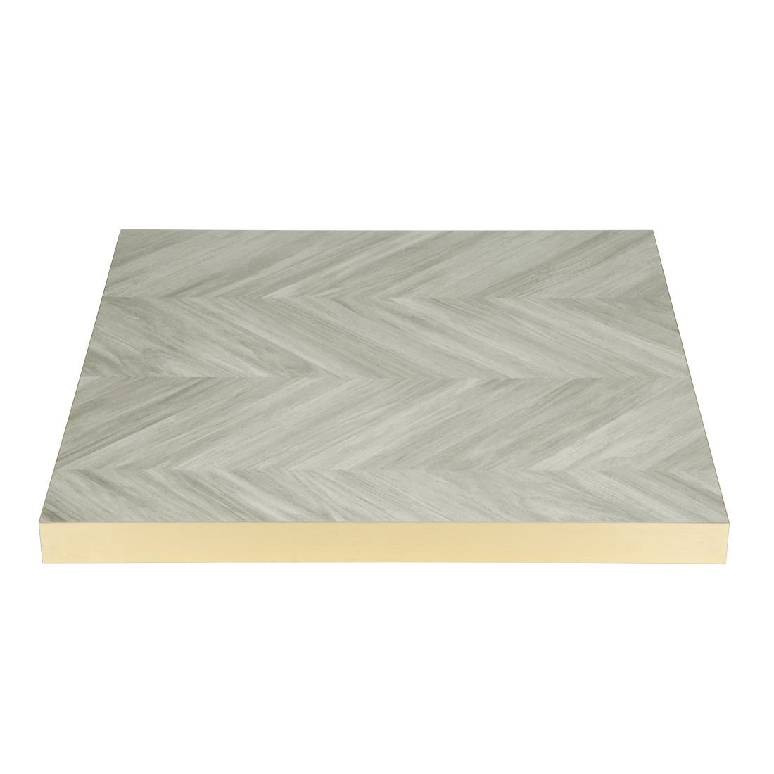 FU512 Bolero Voorgeboord Tafelblad Chevron Design 700 Mm