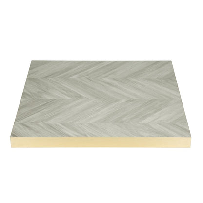 FU512 Bolero Voorgeboord Tafelblad Chevron Design 700 Mm