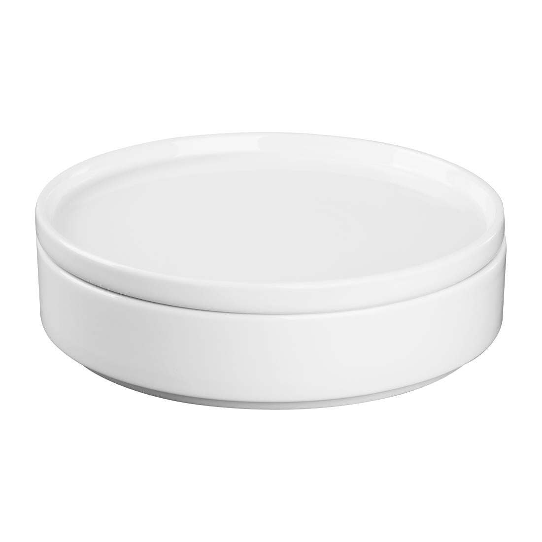 FW813 Olympia Whiteware Platte Ronde Borden 210mm (6 Stuks)
