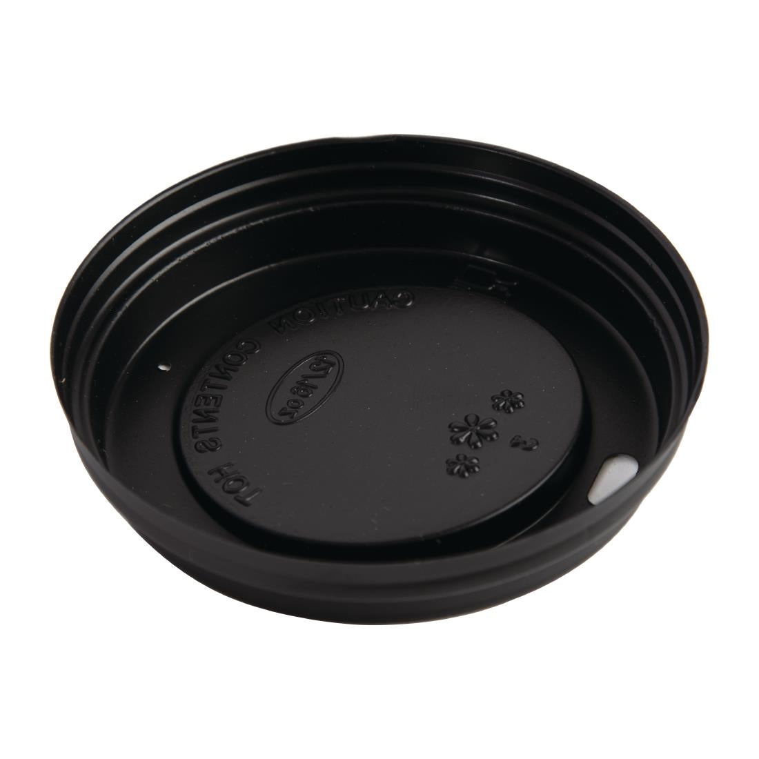 CW717 Fiesta Recyclable deksel zwart voor Fiesta Recyclable 340ml en 455ml koffiebekers (50 stuks)