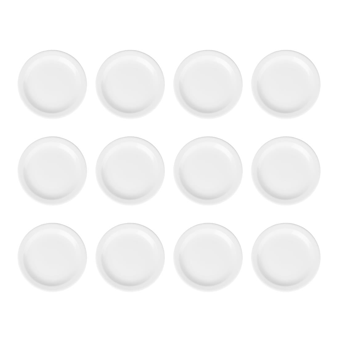 CF362 Olympia Athena Borden Met Smalle Rand 20,5cm (12 Stuks)