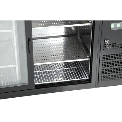 CS103 Polar U-serie vier-deurs displaykoeler voor achter de bar