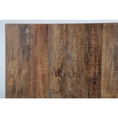 DT440 Bolero voorgeboord rechthoekig tafelblad Urban Dark 1100x700mm