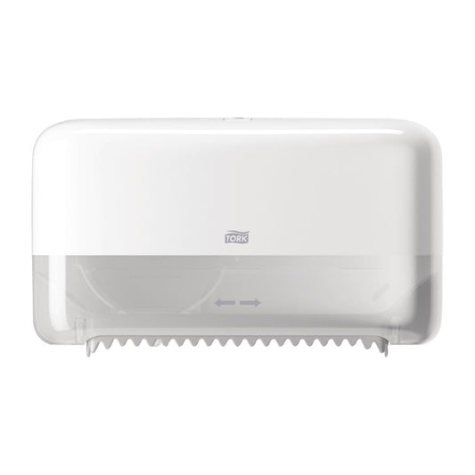 CT047 Tork dispenser voor dubbele toiletrol zonder koker