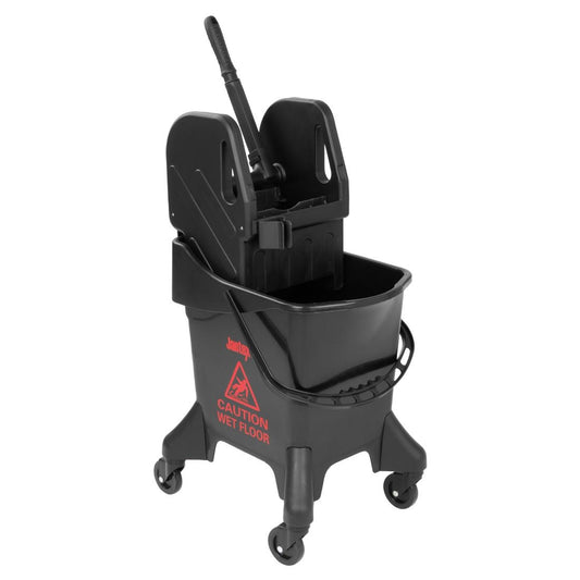 HW636 Jantex 20Ltr Hoge Mopemmer En Wringer - Rode Opdruk