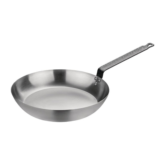 GD006 Vogue carbonstalen koekenpan 30,5cm