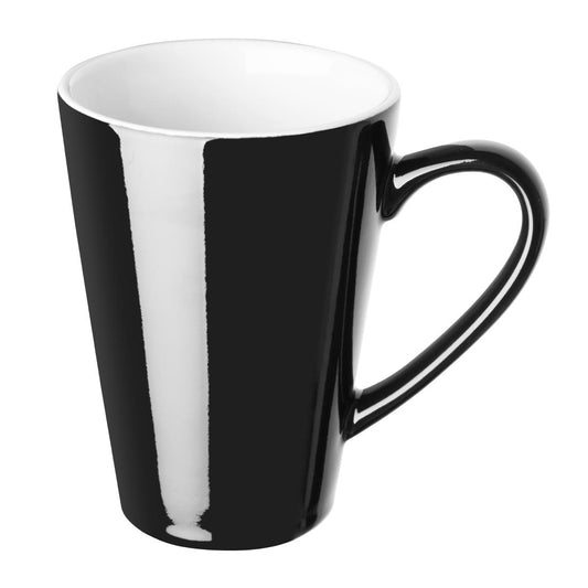 CU957 Olympia cafe latte cup zwart - 340ml 11.5fl oz (12 stuks)