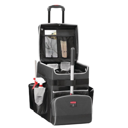 CE891 Rubbermaid Quick Cart stoffen schoonmaakwagen medium