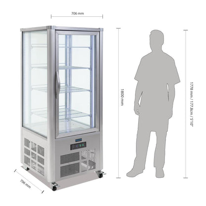 GD881 Polar G-serie gebaksvitrine 400L