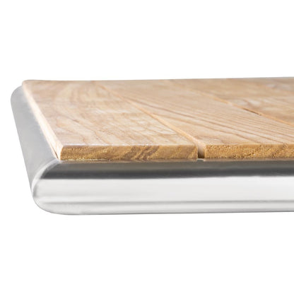 GK991 Bolero essenhouten opklapbare terrastafel vierkant 60cm