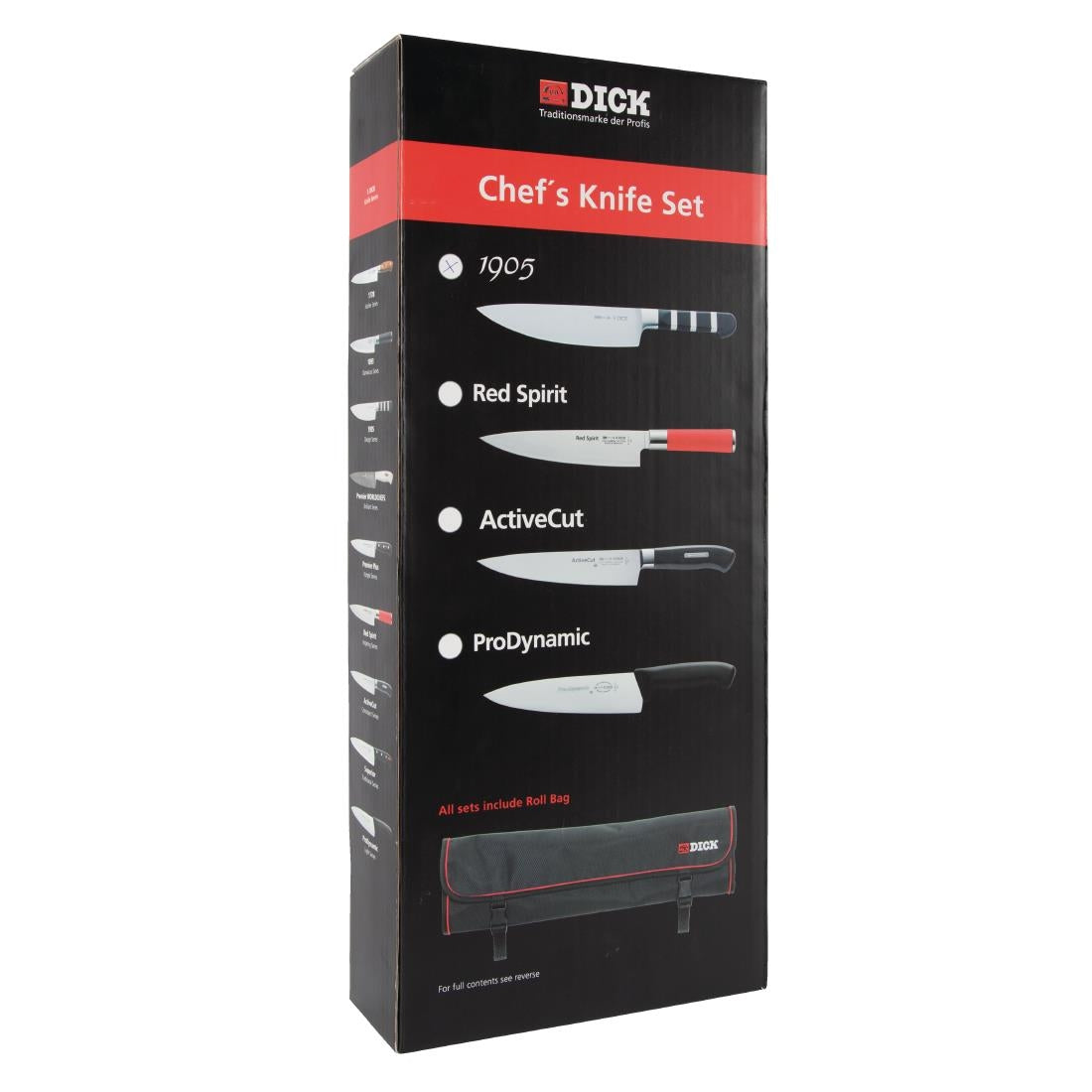S902 Dick Red Spirit 5-delige messenset met foedraal