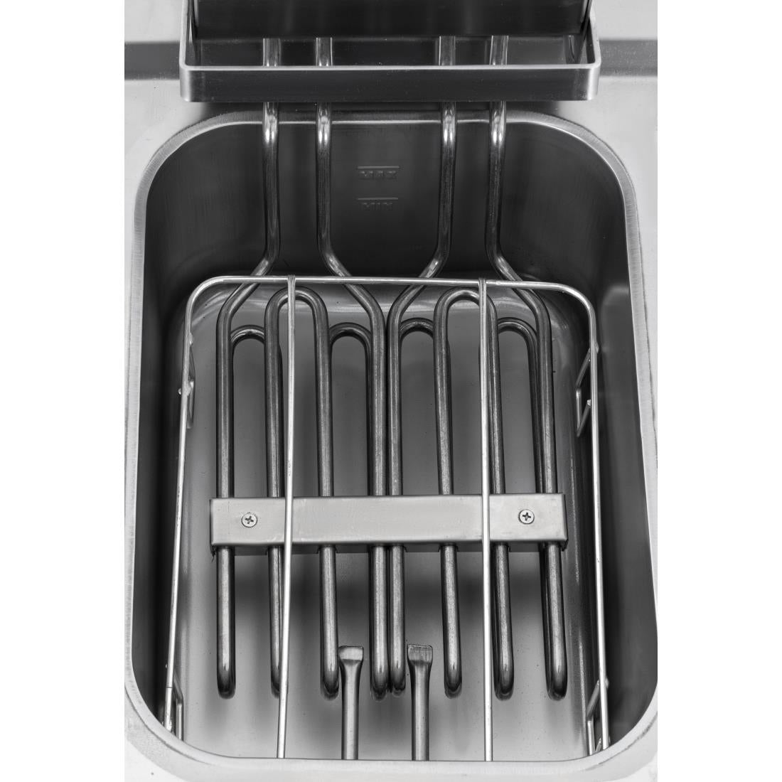 CU476 Buffalo 600-Serie Elektrische Friteuse, 8 Liter