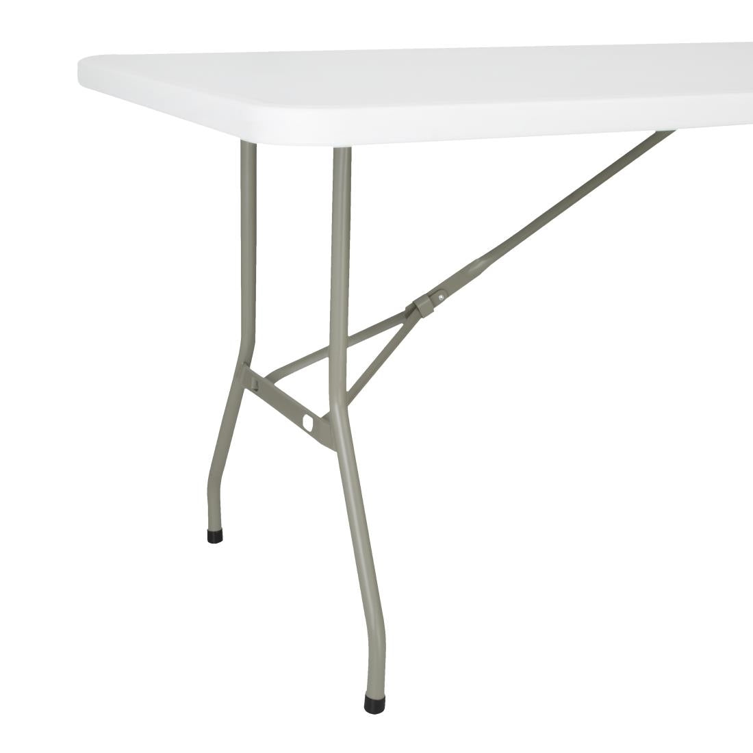 UU579 Bolero Opvouwbare Rechthoekige Tafel 6ft Wit