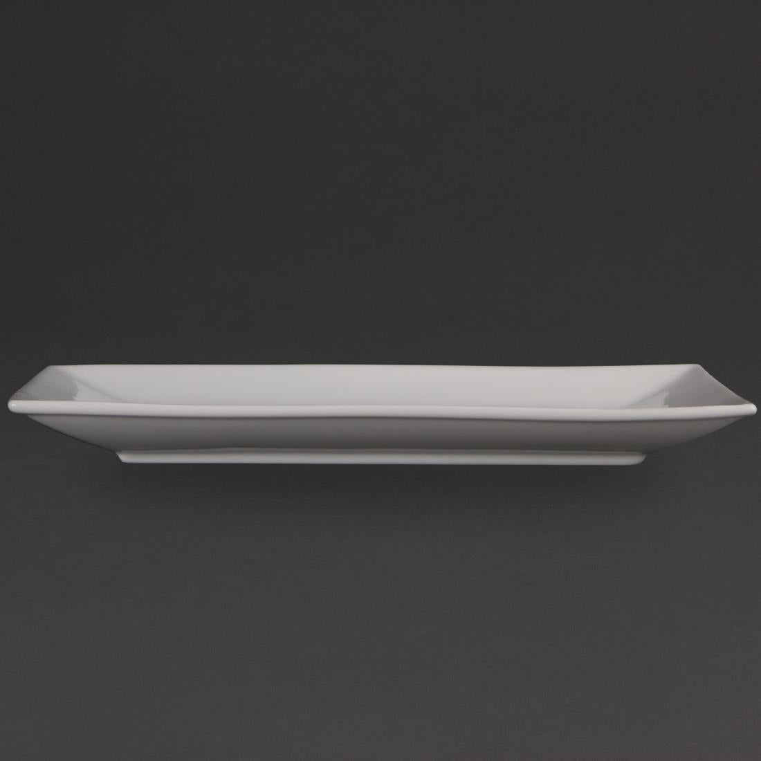 CC895 Olympia Whiteware rechthoekige serveerschalen 31x18cm (2 stuks)
