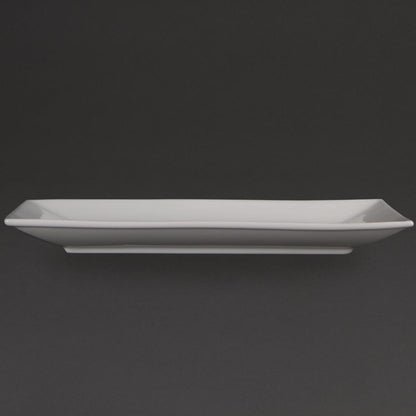 CC895 Olympia Whiteware rechthoekige serveerschalen 31x18cm (2 stuks)