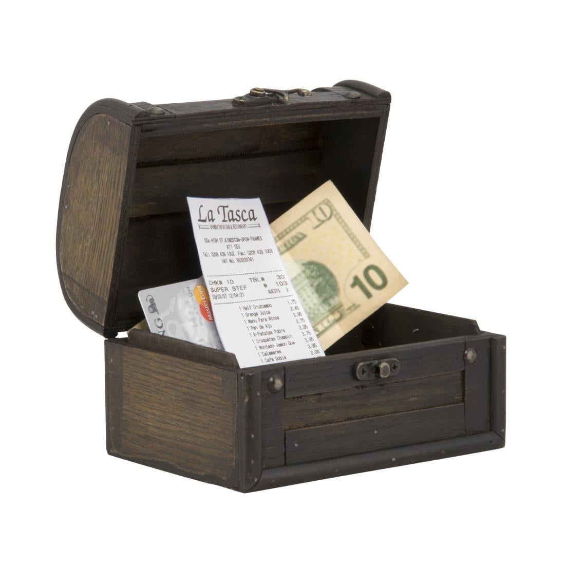 CU932 Securit rekening presenteerdoos Treasure Antique