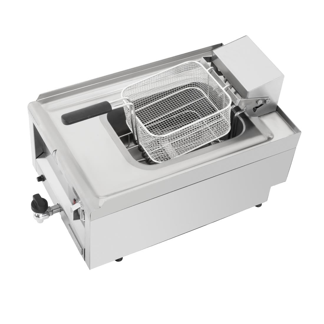 CU476 Buffalo 600-Serie Elektrische Friteuse, 8 Liter