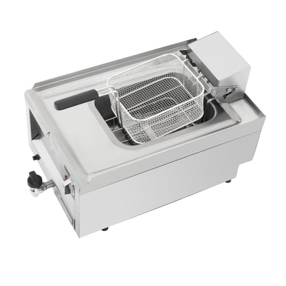 CU476 Buffalo 600-Serie Elektrische Friteuse, 8 Liter