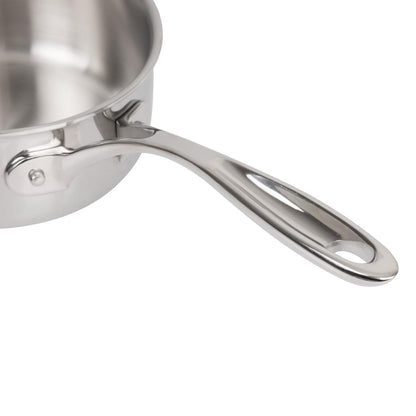 Y245 Vogue roestvrij staal & aluminium tri-wall steelpan 16cm