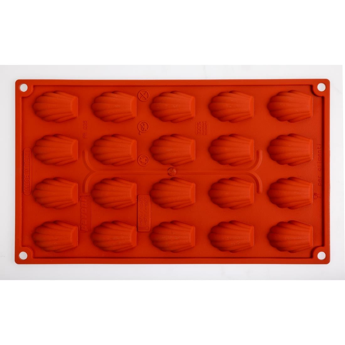 N939 Pavoni Formaflex siliconen bakvorm 20 mini-madeleines