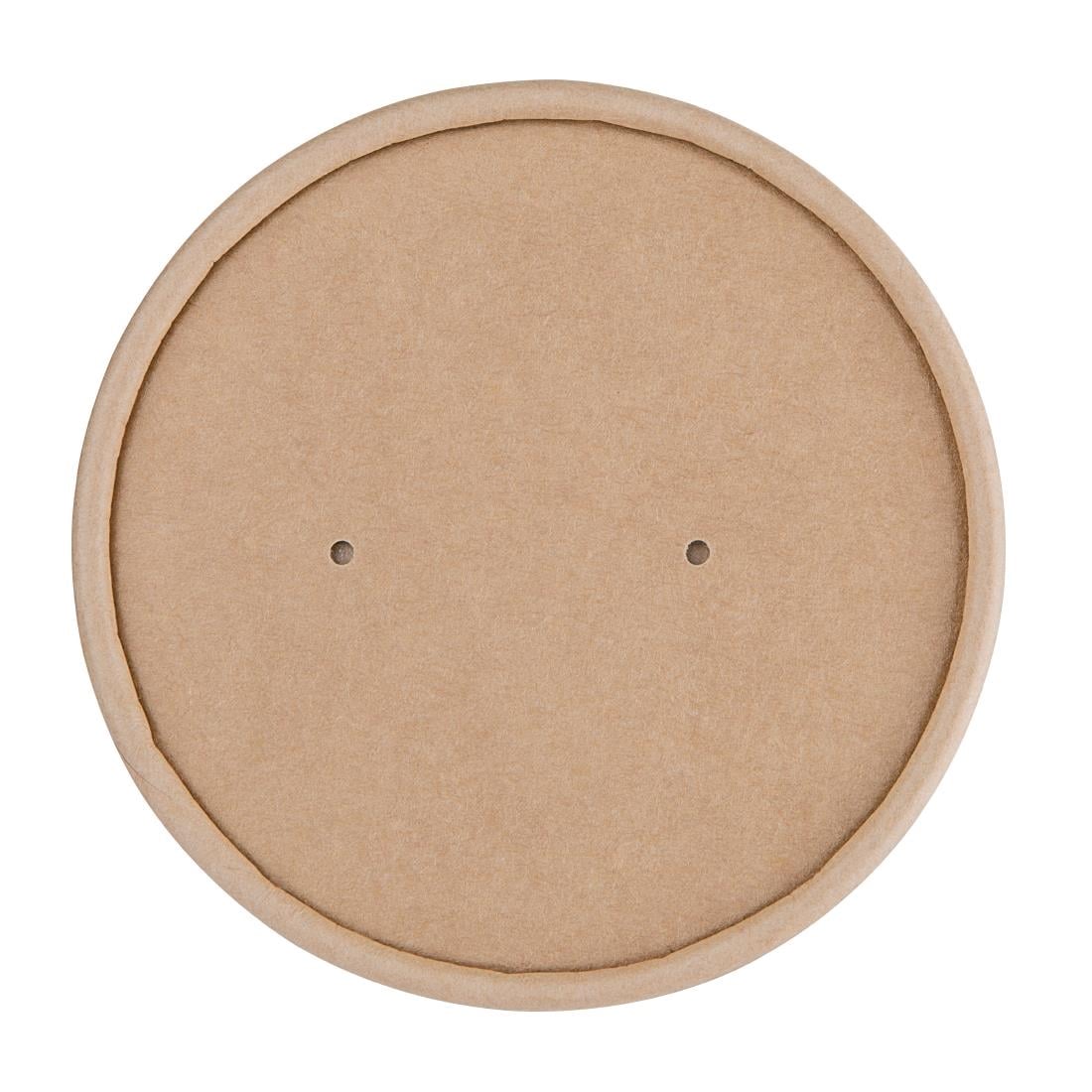FB556 Fiesta Compostable papieren deksel voor 98(Ø)mm soepbekers (500 stuks)