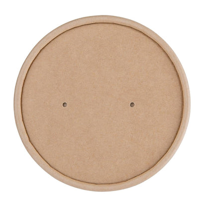 FB556 Fiesta Compostable papieren deksel voor 98(Ø)mm soepbekers (500 stuks)