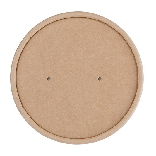 FB556 Fiesta Compostable papieren deksel voor 98(Ø)mm soepbekers (500 stuks)